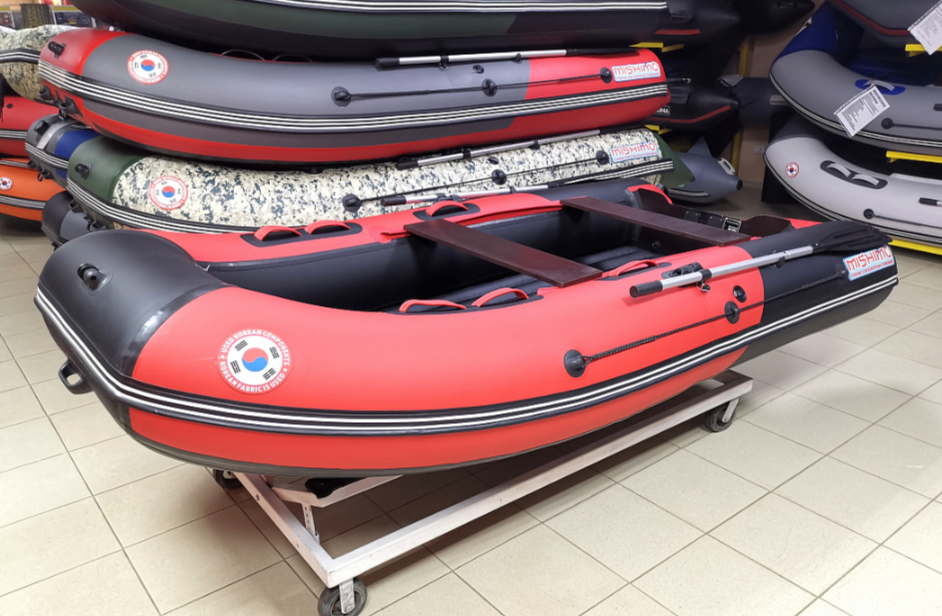 КОМПЛЕКТ Лодка MISHIMO PRO 350 + ЛОДОЧНЫЙ МОТОР MARLIN MP 9.9 (20) AMHS PRO в Северске