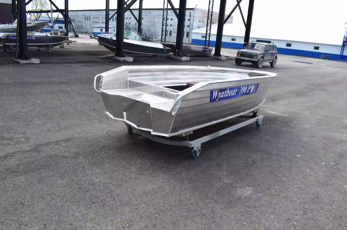 Алюминиевая лодка Wyatboat-390Р Увеличенный борт в Северске