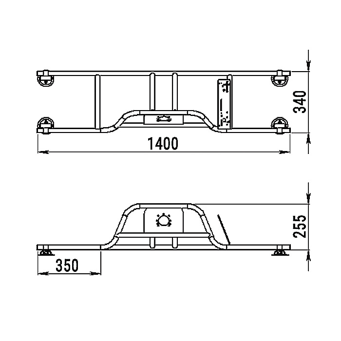 Стойка рулевая с бортовым креплением малая в Северске