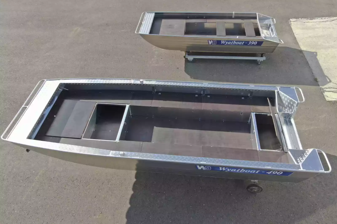 Алюминиевая лодка Wyatboat-490 Jonboat в Северске
