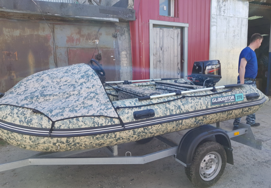 НАДУВНАЯ ЛОДКА GLADIATOR C370AL в Северске