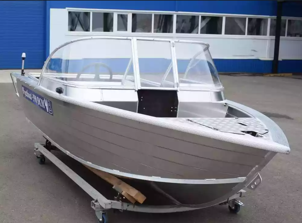 Алюминиевая лодка Wyatboat-390 DCM Увеличенный борт в Северске