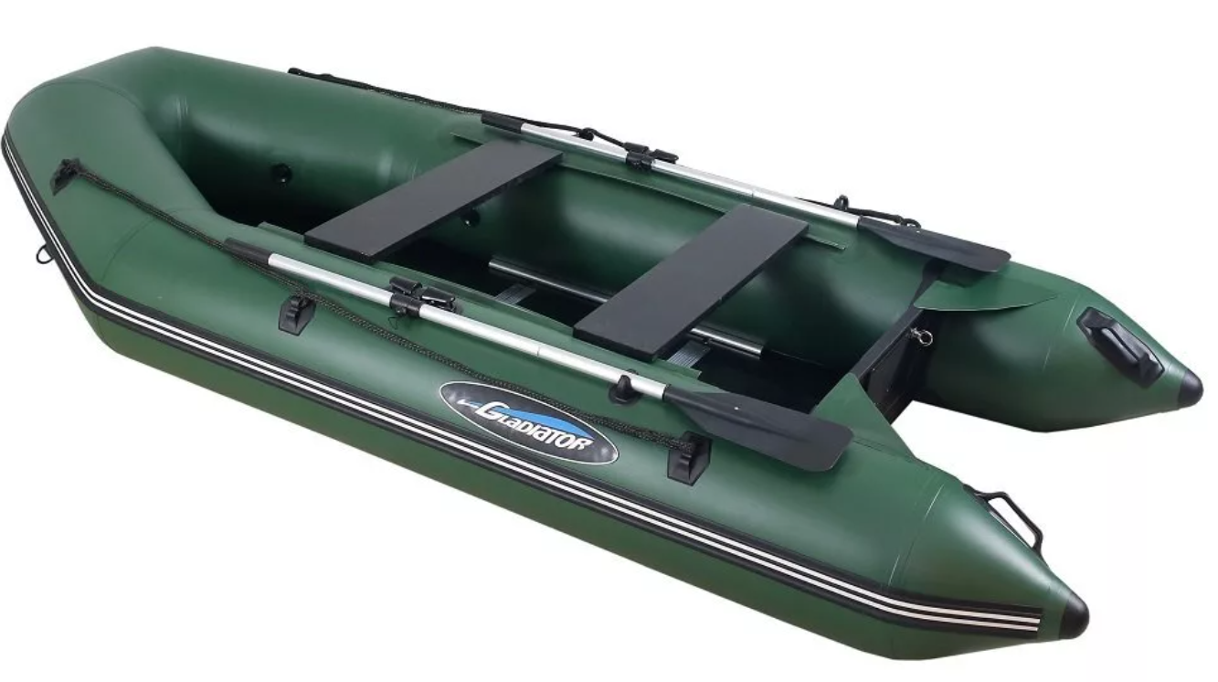 МОТОРНО-ГРЕБНАЯ ЛОДКА ПВХ GLADIATOR A 320 ТК С ФАНЕРНЫМ ПОЛОМ в Северске