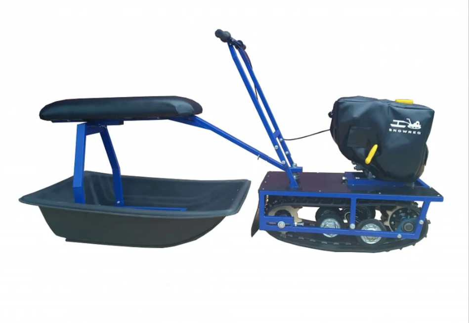 Мини-мотобуксировщик Альбатрос-М с фарой в Северске