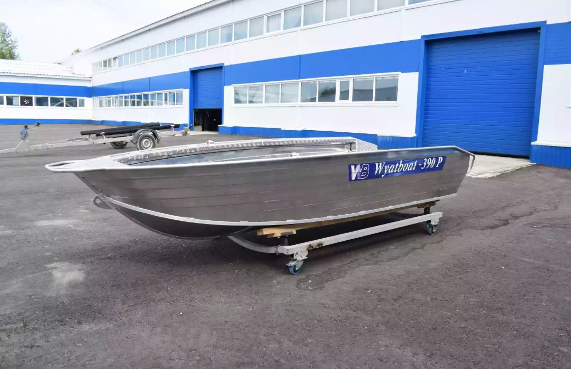Алюминиевая лодка Wyatboat-390Р Увеличенный борт в Северске