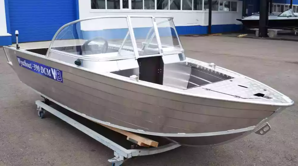 Алюминиевая лодка Wyatboat-390 DCM Увеличенный борт в Северске