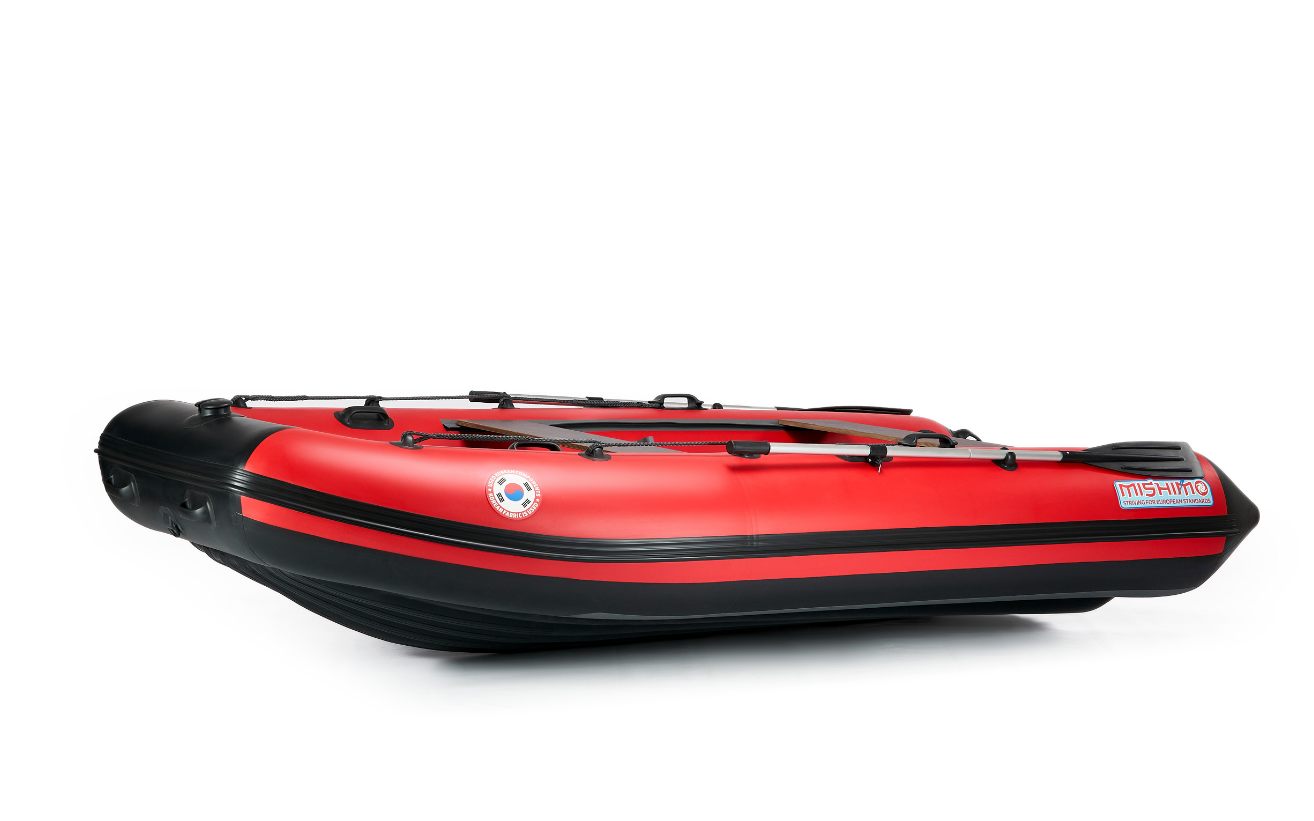 КОМПЛЕКТ ЛОДКА MISHIMO RAPID 380 PRO+ ЛОДОЧНЫЙ МОТОР MARLIN MP 9.9 (20) AMHS PROLINE FORCE в Северске