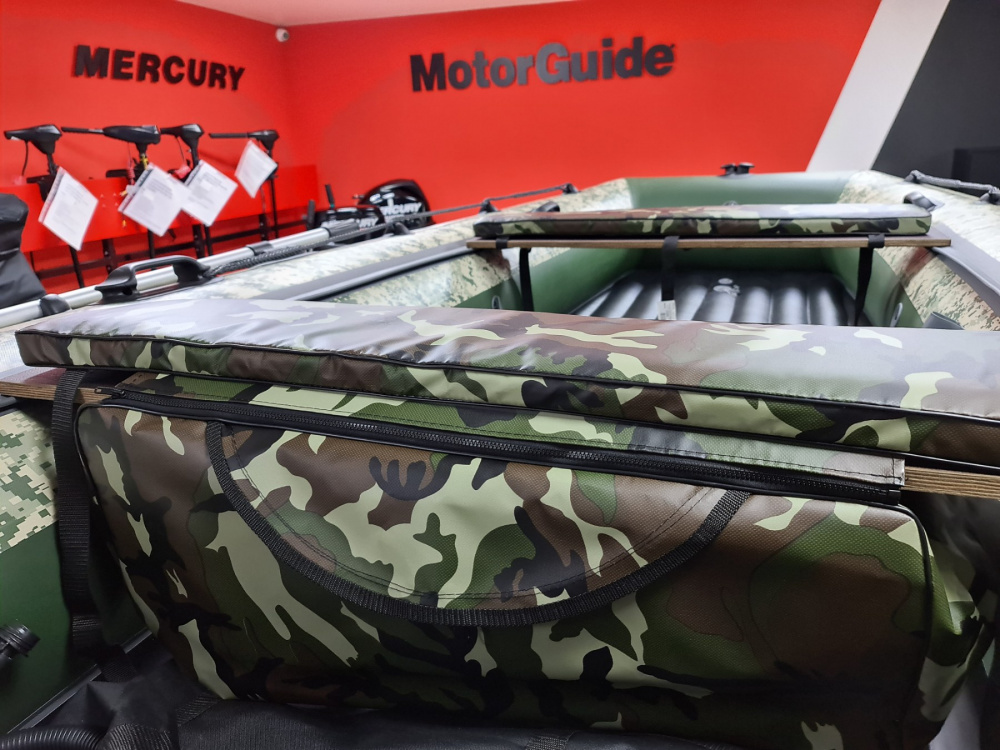 КОМПЛЕКТ МЯГКИХ НАКЛАДОК С СУМКОЙ ДЛЯ ЛОДОК 105Х20 КАМУФЛЯЖ в Северске