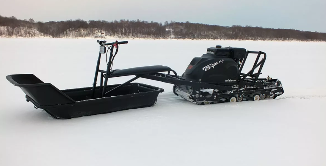 Мотобуксировщик Тофалар 500 с модулем Толкач в Северске