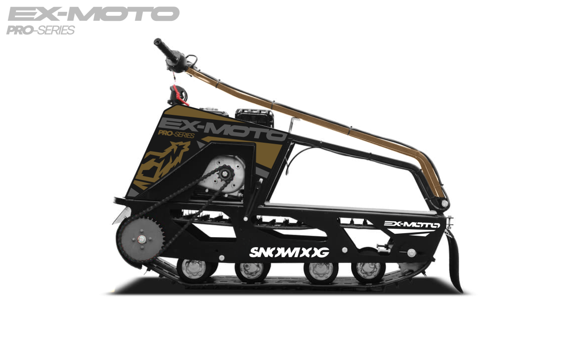 Мотобуксировщик EX-MOTO SNOWDOG S380 8л.с. в Северске