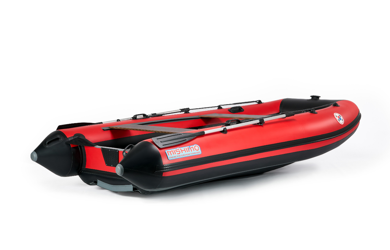 КОМПЛЕКТ ЛОДКА MISHIMO RAPID 380 PRO+ ЛОДОЧНЫЙ МОТОР MARLIN MP 9.9 (20) AMHS PROLINE FORCE в Северске