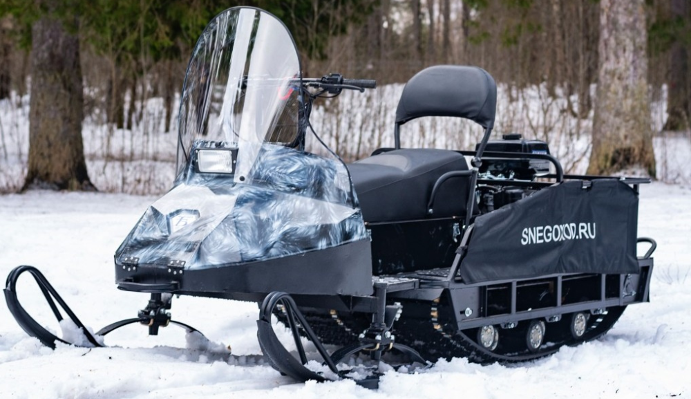Миниснегоход Бурлак Егерь Экспедитор 15 л.с. , реверс, тормоз, капот белый в Северске