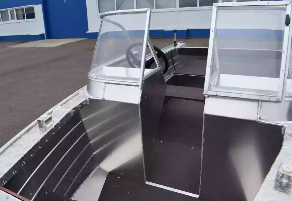 Алюминиевая лодка Wyatboat-390 DCM Увеличенный борт в Северске