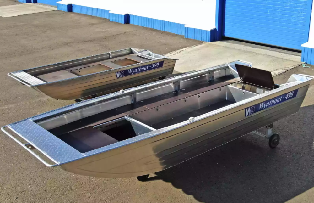 Алюминиевая лодка Wyatboat-490 Jonboat в Северске