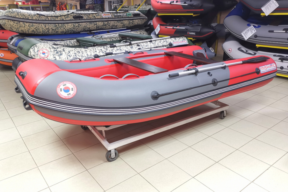 КОМПЛЕКТ Лодка MISHIMO PRO 350 + ЛОДОЧНЫЙ МОТОР MARLIN MP 9.9 (20) AMHS PRO в Северске