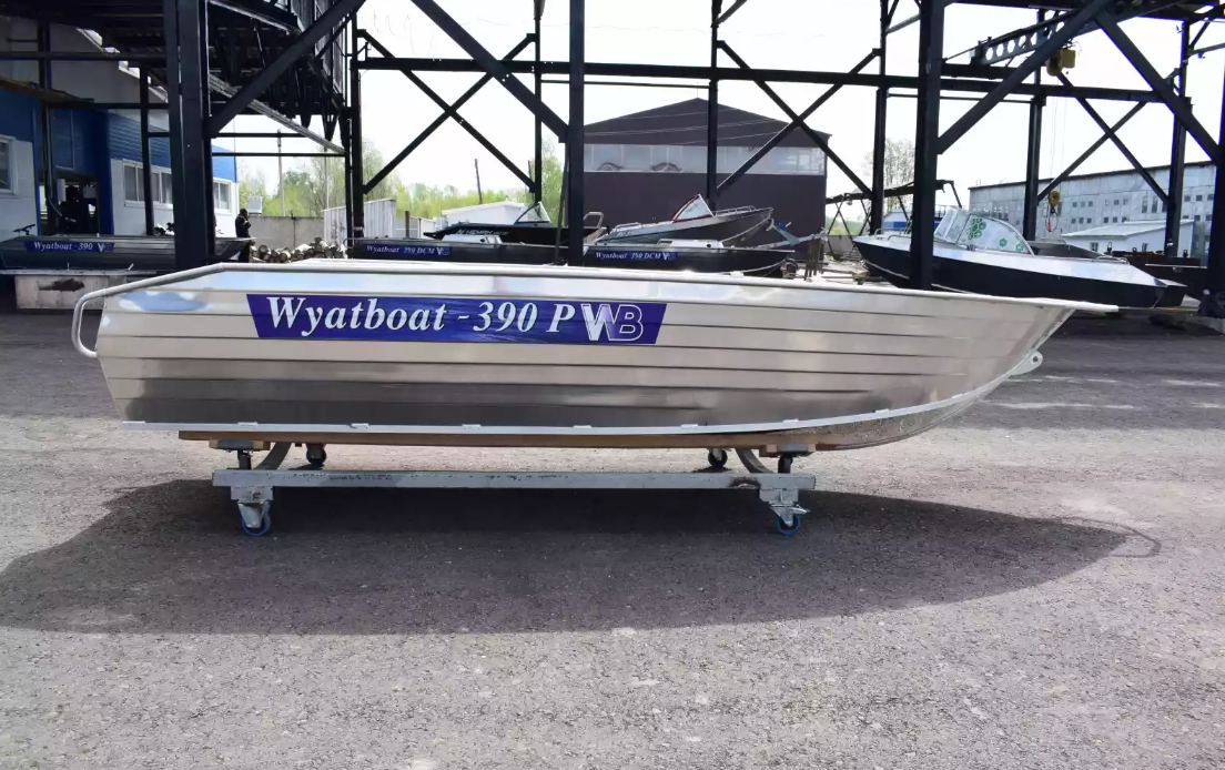 Алюминиевая лодка Wyatboat-390Р Увеличенный борт в Северске
