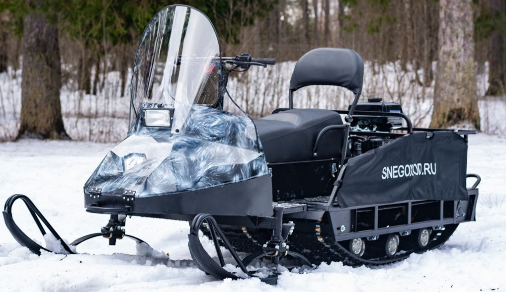 Миниснегоход Бурлак Егерь Экспедитор 15 л.с. , реверс, тормоз, капот белый в Северске