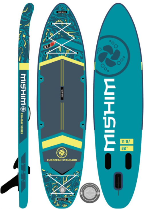 SUP (САП) Доска MISHIMO PRO-MAX Light Teal 11’ (335см) в Северске