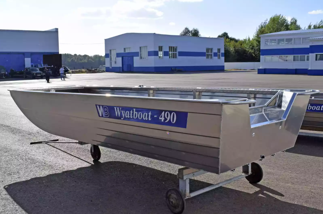 Алюминиевая лодка Wyatboat-490 Jonboat в Северске