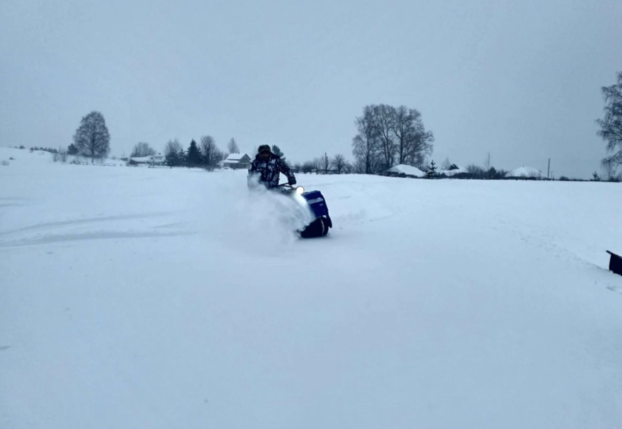 Мотобуксировщик Альбатрос-XLV 9 мини, тележки, 1250 мм в Северске