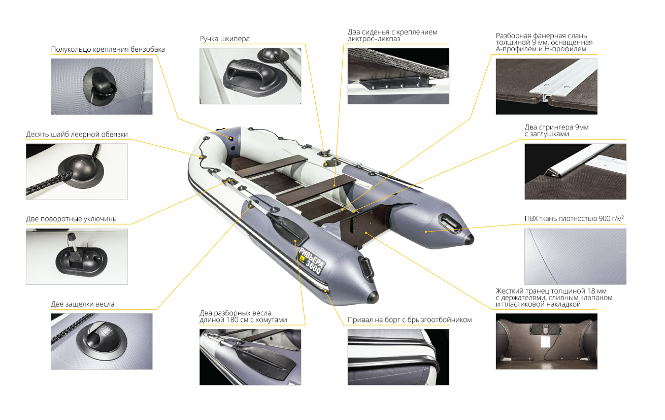 Лодка Ривьера Компакт 3600 СК в Северске