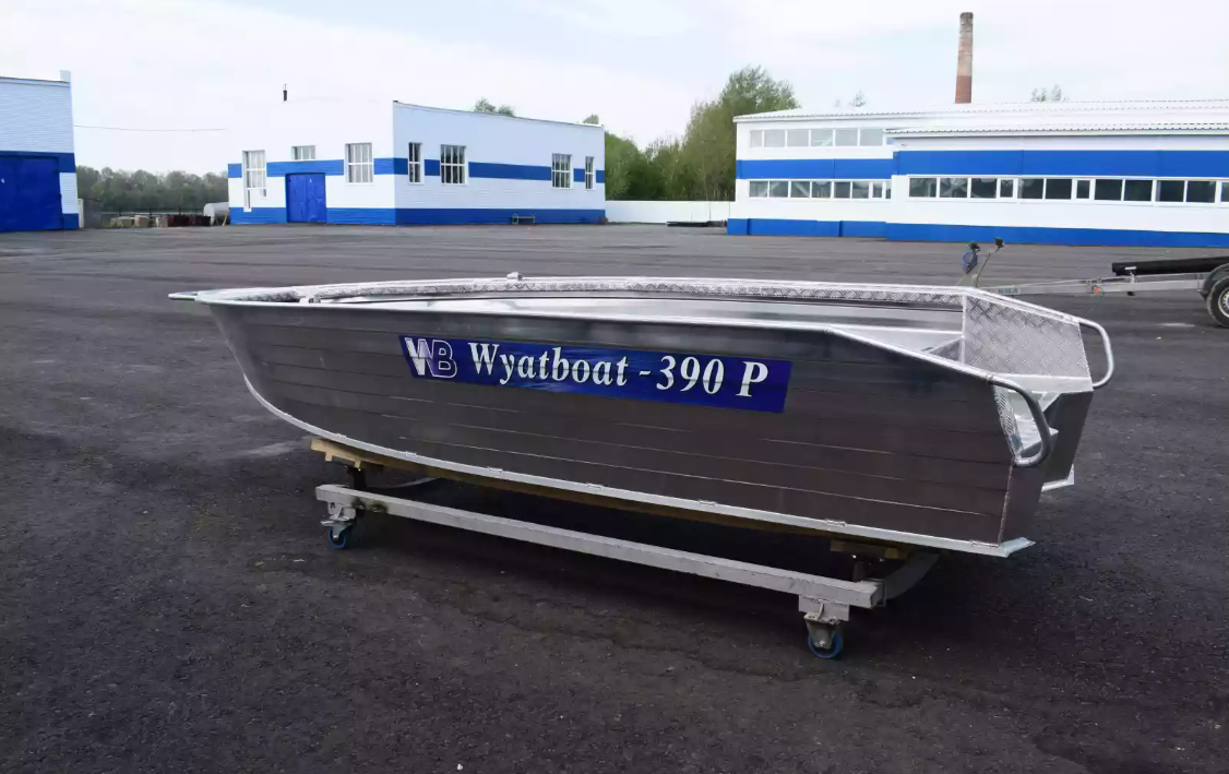 Алюминиевая лодка Wyatboat-390Р Увеличенный борт в Северске
