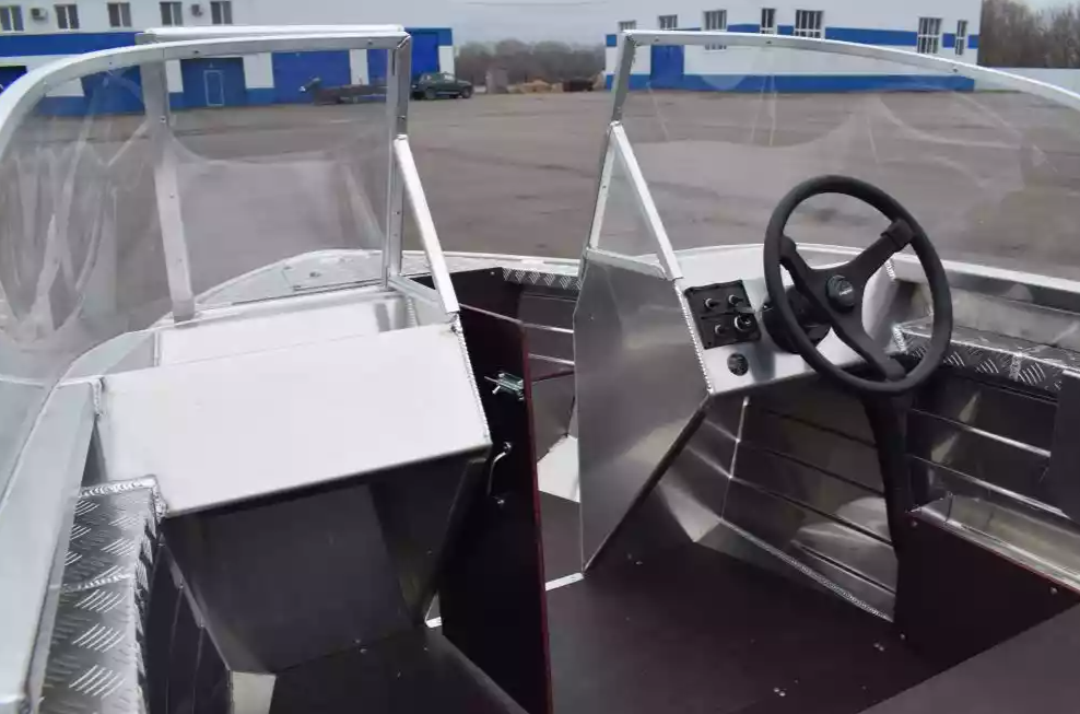 Алюминиевая лодка Wyatboat-390 DCM Увеличенный борт в Северске