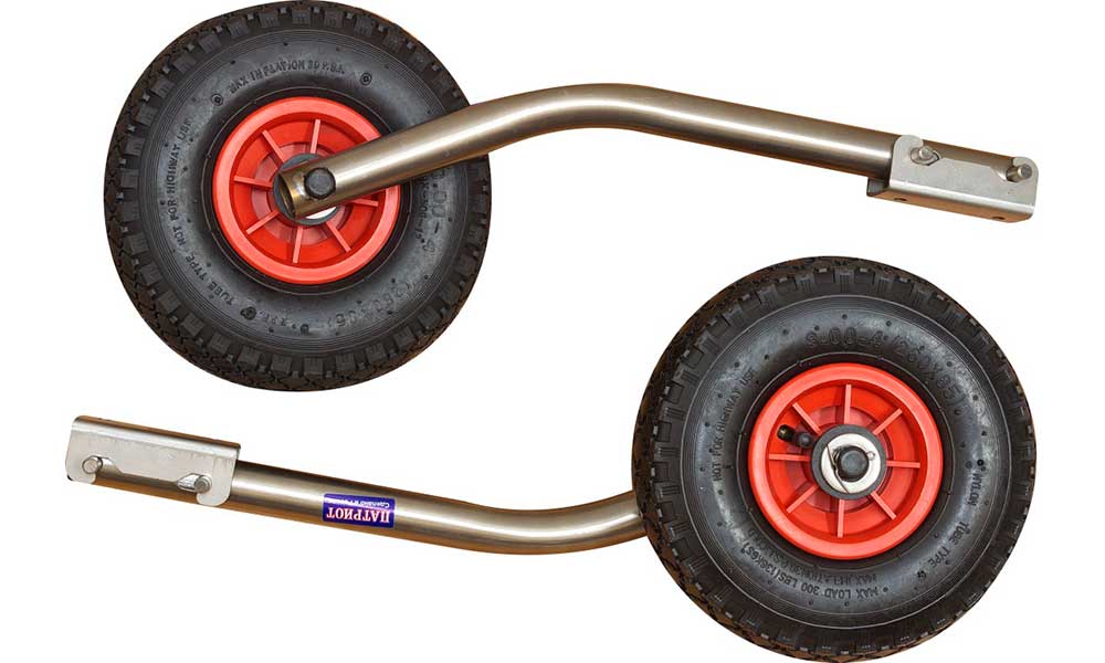 Транцевые колеса модульные удлиненные из нержавеющей стали в Северске