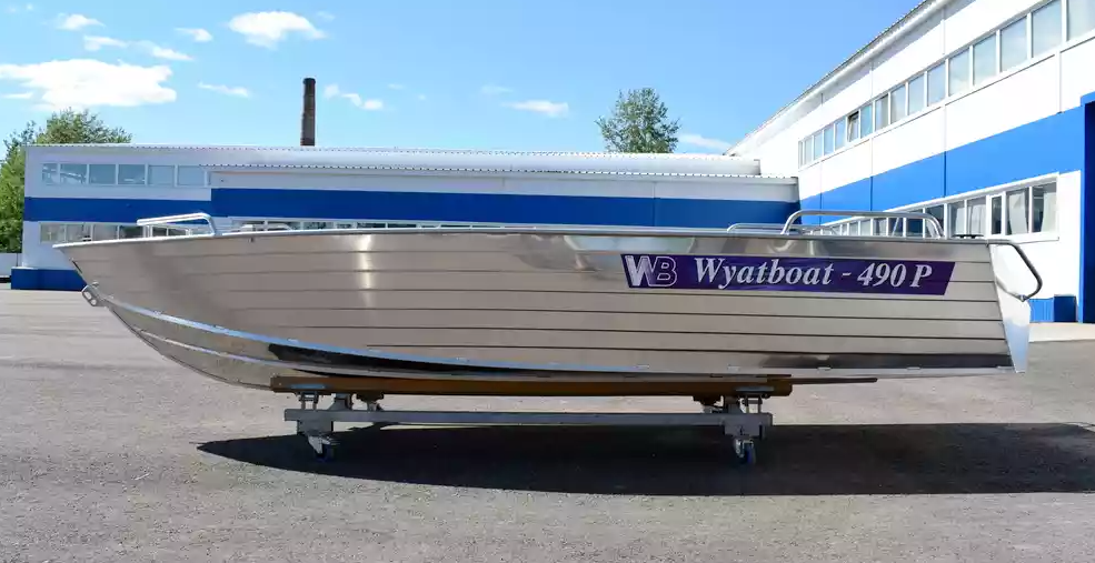 Алюминиевая лодка Wyatboat-490 P в Северске