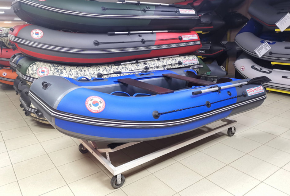 КОМПЛЕКТ Лодка MISHIMO PRO 350 + ЛОДОЧНЫЙ МОТОР MARLIN MP 9.9 (20) AMHS PRO в Северске