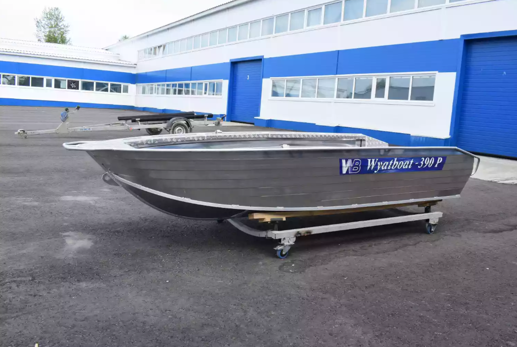 Алюминиевая лодка Wyatboat-390Р Увеличенный борт в Северске
