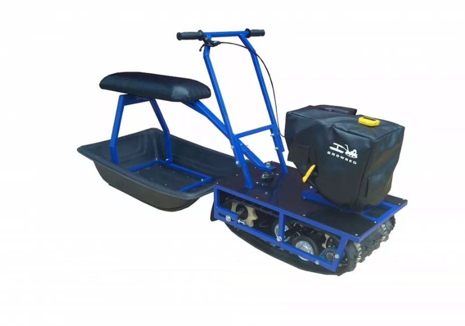 Мини-мотобуксировщик Альбатрос-М с фарой в Северске