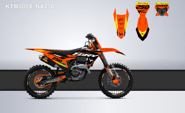 Кроссовый мотоцикл Sanchez Fury NX250 в Северске