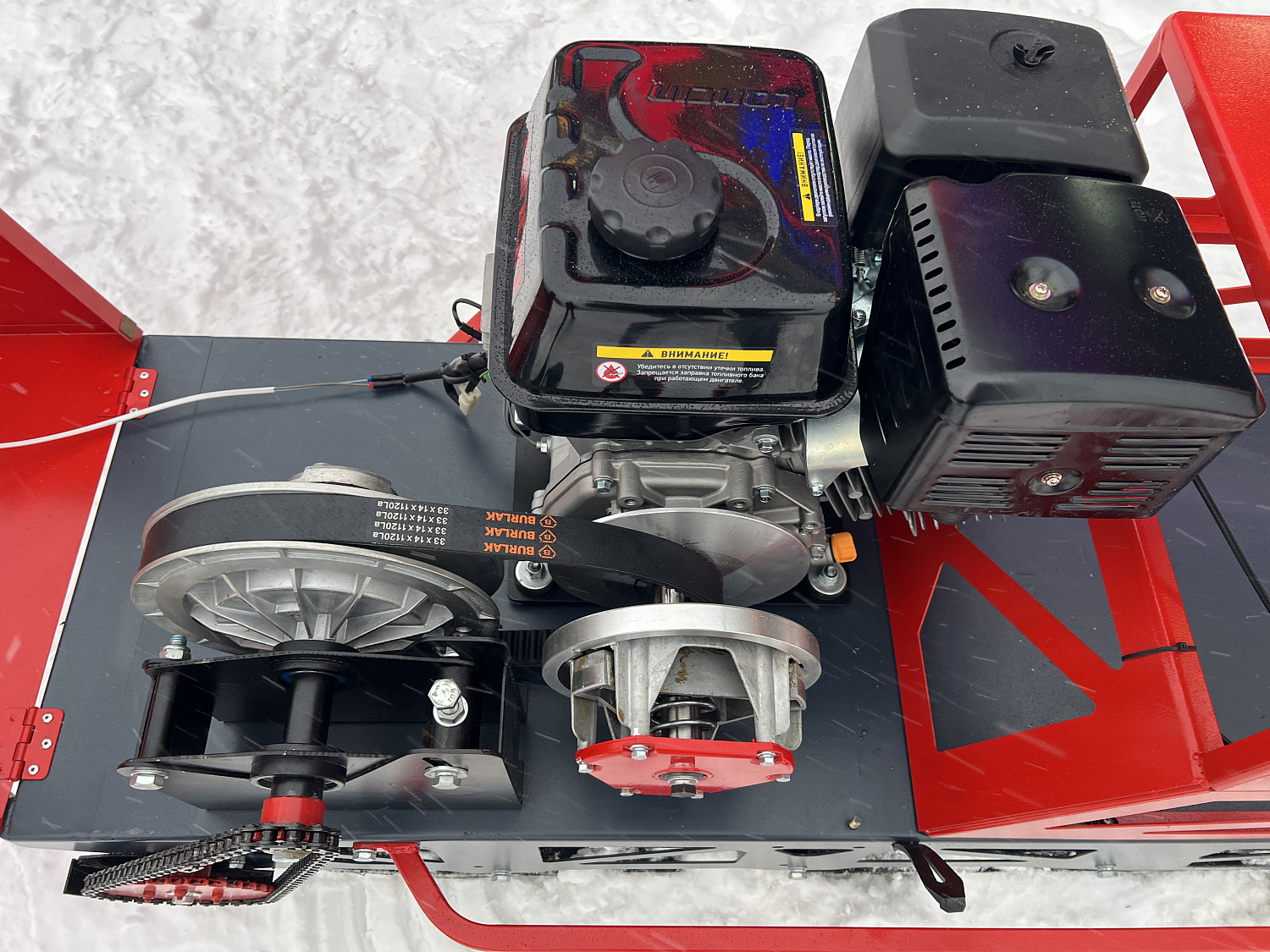 Мотобуксировщик EX-MOTO SNOWDOG S500 15л.с в Северске