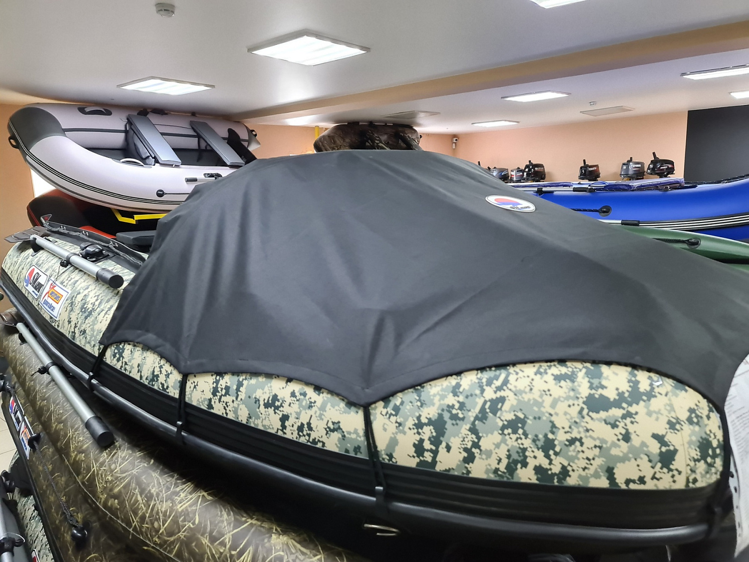 КОМПЛЕКТ НОСОВОГО ТЕНТА К ЛОДКЕ SMARINE AIR MAX 380 ЧЕРНЫЙ в Северске