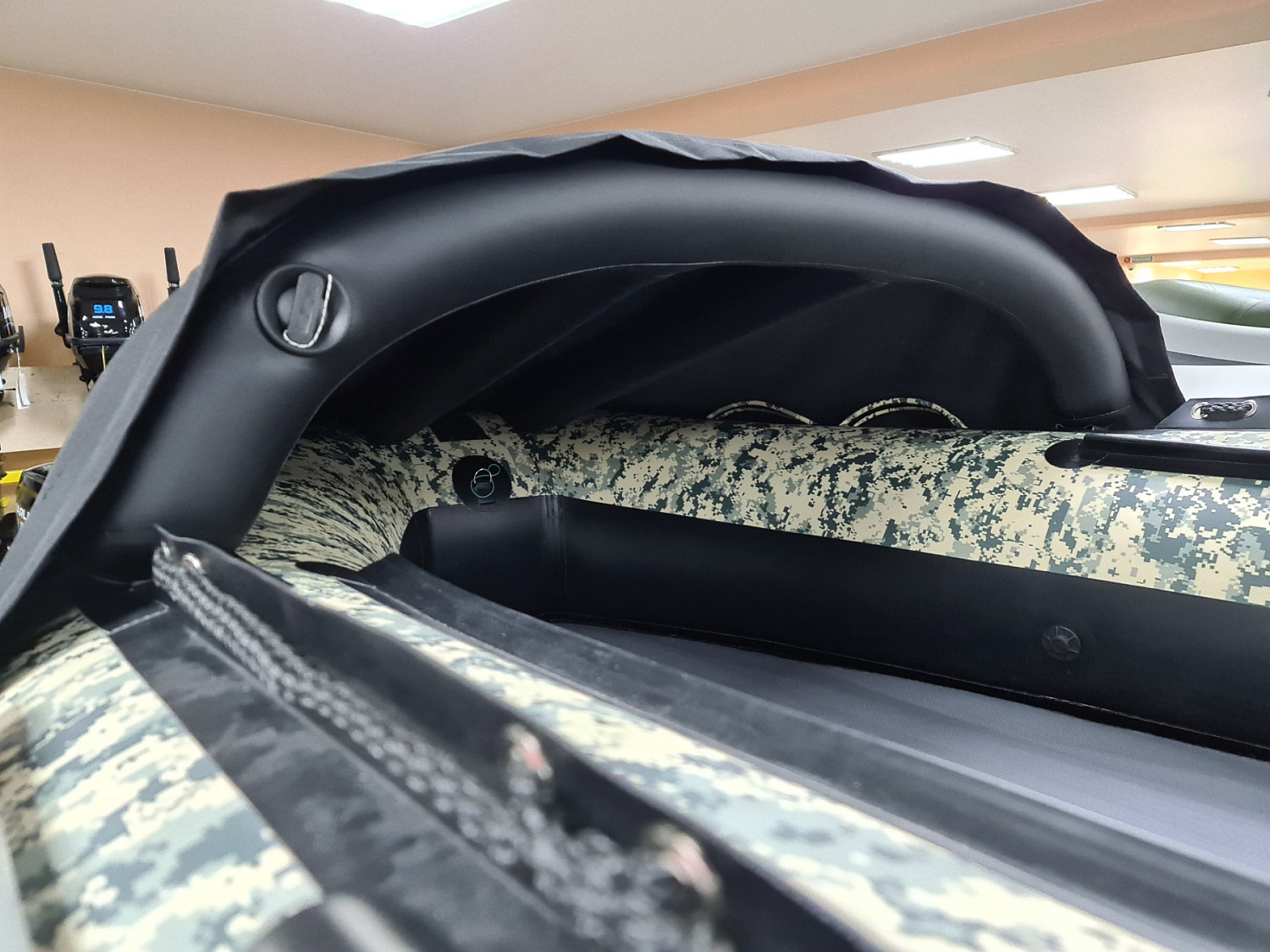 КОМПЛЕКТ НОСОВОГО ТЕНТА К ЛОДКЕ SMARINE AIR MAX 380 ЧЕРНЫЙ в Северске