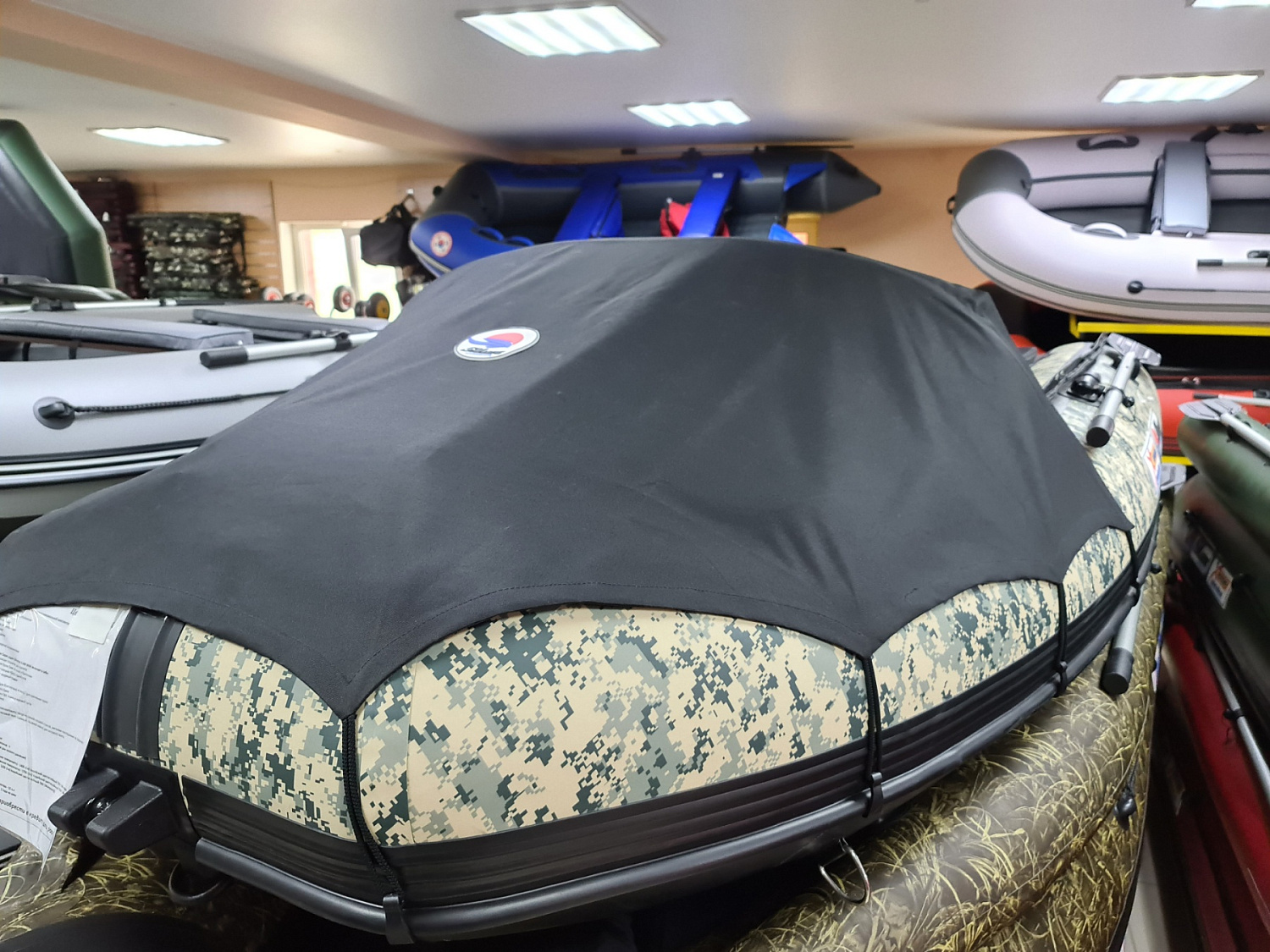 КОМПЛЕКТ НОСОВОГО ТЕНТА К ЛОДКЕ SMARINE AIR MAX 380 ЧЕРНЫЙ в Северске