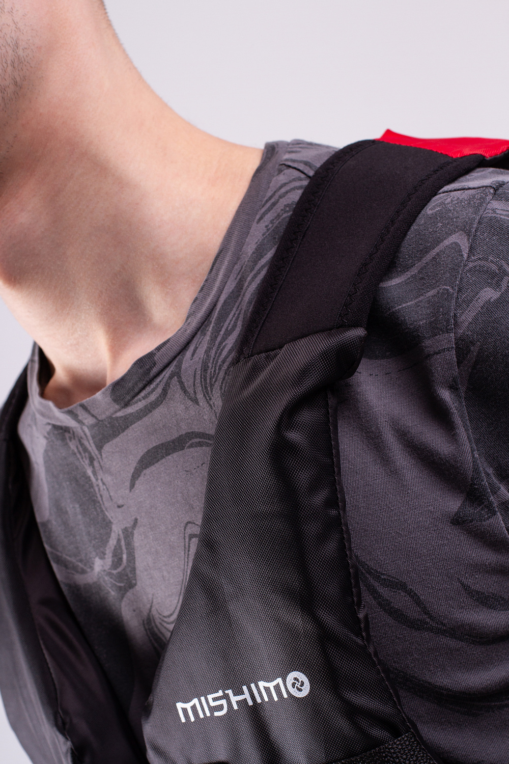 Жилет спасательный MISHIMO PRO Премиум качества Черно-красный в Северске